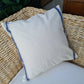 French striped cushion pillow cover 18in 45cm sq Classic blue stripes