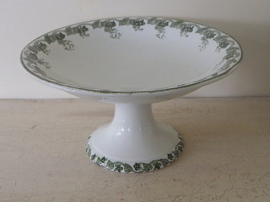 Vintage Moulin des Loups et Hamage 1900s Violetta design cake stand