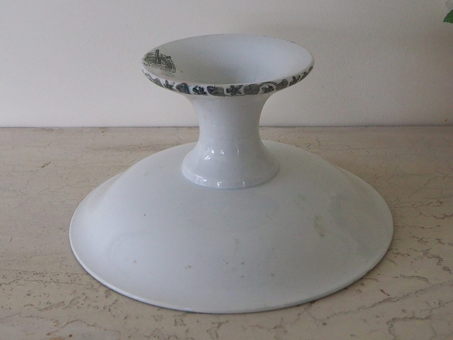 Vintage Moulin des Loups et Hamage 1900s Violetta design cake stand