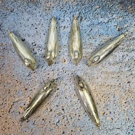 Set 6 French duck knife rests vintage from 1970s Boxed collectible