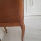 Pair of classic single drawer antique French wooden bedside tables