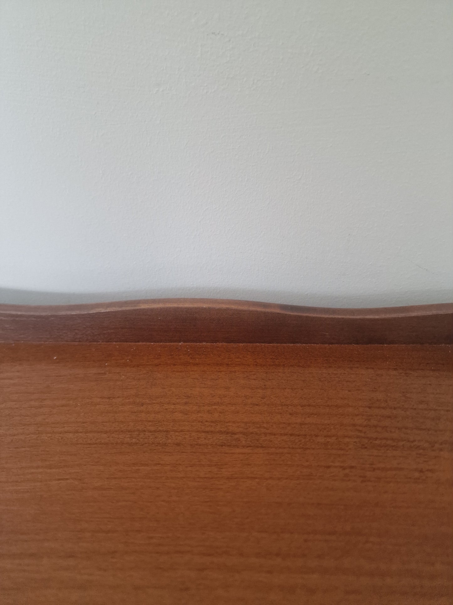 Pair of classic single drawer antique French wooden bedside tables