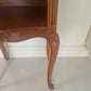 Pair of Monsieur et Madame antique French wooden bedside tables
