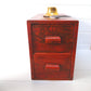 Antique French apothecary 2 drawer desk unit Office storage